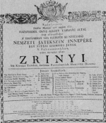 34.Vitzi jtk a kolozsvri sznhz nyiteladsn, frang mkedvelk eladsban. Sznlap, 1821. mrc. 12. MSzI–SzM, Sznlaptr