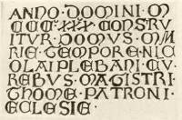 66. [Losonczi Bnffy] Tams mester, kegyr ptsi felirata a szszrgeni evanglikus templom szentlyben, 1330