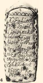 4. Szgletes butella ngy oldala (1845, Hdmezvsrhely)