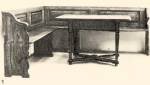 1. Sarokpad asztallal (1840-es vek, Balaton-felvidk)