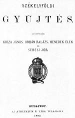 A magyar npkltsi gyjtemny harmadik ktete (1882)
