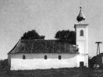Reformtus templom kls kpe s belseje. A festett mennyezet s a krus 1795-ben s 1834-ben kszlt (Krs, Baranya m.)