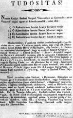 Szegedi vsrhirdetmny (1803)