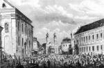 338. A szkesfehrvri (Fejr megye) „Fpiacz”, 1866. Rajz (Vasrnapi jsg, 1866. 18. sz.)