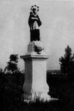 153. Nepomuki Szent Jnos szobra, Egerszalk (Heves megye). Lantos Mikls felvtele, 1982