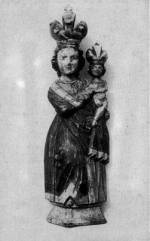 163. Barokk Mria-szobor, karjn a kis Jzussal, a 18. szzadbl, Siagrd (Tolna megye). Lantos Mikls felvtele, 1978
