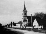 215. A Trelmi Rendelet (1790) utn utcasorban ptett reformtus templom s parkia, Adorjn (Baranya megye). Lantos Mikls felvtele, 1980