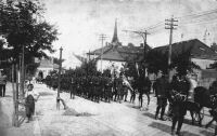 Az Ostenburg zszlalj Sopronban. 1921. augusztus