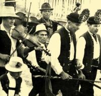 253. Musicians in a wedding procession