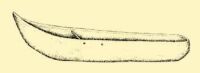 Fig. 111. Monoxylon, a canoe hollowed out of a log 