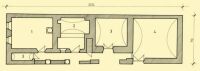 Fig. 54. The ground-plan of a stone house with a porch.