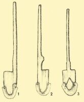 Fig. 65. Wooden spades with iron ”slippers”.