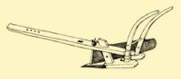 Fig. 69. Plough with its stilt socketed into the sole.