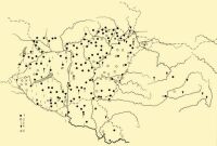 Fig. 8. The number of godparents at the turn of the century in the Carpathian Basin.