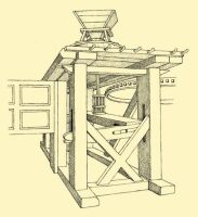 Fig. 89. The construction of a grinder for oily seeds.