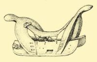 Abb. 128. Holzsattel der Bauern.