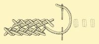 Abb. 181. Fadenzhlstich und Kehrseite