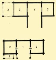 Abb. 43. Grundri eines geschlossenen Schuppens.