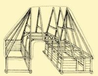 Abb. 45. Gerst einer Spannjochscheuer.