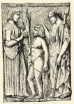262. Triptolemus, Demeter s Cora (Eleusisban tallt relief, most Athenaeben.)