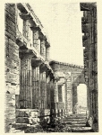 274. Posidon templomnak belseje (Paestum).