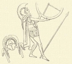 342. Athenaei hoplita.