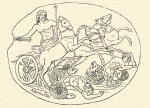 401. Zeus harcza a Gigasokkal. Athenion gemmja (Npoly).