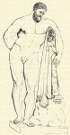 406. A farnesei Hercules. Mrvnyszobor (Npoly). 