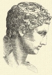 453. Praxiteles Hermesnek feje.