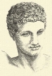 454. Praxiteles Hermesnek feje.