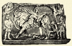 536. Mithras bikaldozata a hossztelki tbln (a dvai mzeumban).