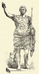 585. A prima-portai Augustus. Mrvnyszobor (Roma, Vatican).