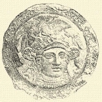 617. Athent brzol arany medallion (berlini mzeum).