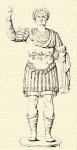 824. I. Theodosius csszr bronzszobra (Barletta).