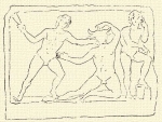 830. Theseus megli Minotaurust, domborkp a Nemzeti Mzeumban.