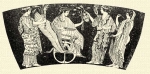 876. Triptolemus elindulsa Eleusisbl. Piros alakos okujoV festsnek egy rszlete (London. Brit. Museum).