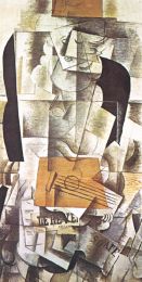 Georges Braque: Lny gitrral vagy Muzsikusn (1913)