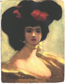 Feketekalapos n (1894)Nagythat kp