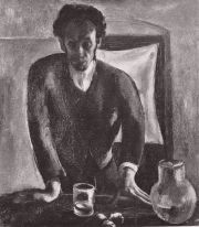 Asztalra tmaszkod narckp, 1926