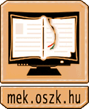 Vissza a MEK kezdőlapj ára Back to the MEK homepage